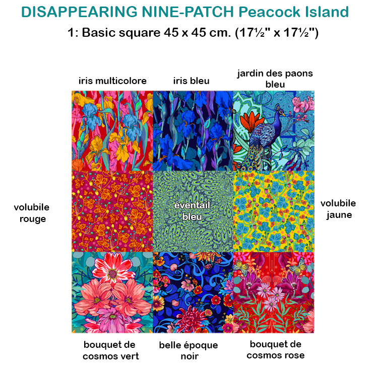 Disappearing Nine Patch Quilt Odile Bailloeul